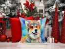 Alaskan Malamute Throw Pillow Machine Washable, Indoor Outdoor Decorative Pillow for Couch, Bed or Patio, 18Hx18W - Hippie Dawg
