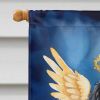Portuguese Water Dog My Angel House Flag Large Porch Sleeve Pole Decorative Outside Yard Banner Artwork Wall Hanging, Polyester, House Size