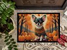 Tricolor Chihuahua Doormat 24H X 36W - Fall Indoor Outdoor Rugs for Entryway, Non Slip