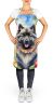 Keeshond Apron Cooking Kitchen Server Baking Crafts Gardening for Adult Women Men, Unisex, Large, Multicolor - Luau
