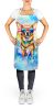 Chihuahua Apron Cooking Kitchen Server Baking Crafts Gardening for Adult Women Men, Unisex, Large, Multicolor - Hippie Dawg