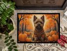 Cairn Terrier Doormat 18H X 27W - Fall Indoor Outdoor Rugs for Entryway, Non Slip
