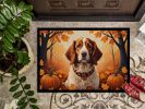 Brittany Spaniel Doormat 18H X 27W - Fall Indoor Outdoor Rugs for Entryway, Non Slip
