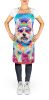 Westie Apron Cooking Kitchen Server Baking Crafts Gardening for Adult Women Men, Unisex, Large, Multicolor - Hippie Dawg