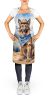 Belgian Tervuren Apron Cooking Kitchen Server Baking Crafts Gardening for Adult Women Men, Unisex, Large, Multicolor - Cowboy