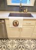 Golden Retriever Decorative Kitchen Bath Hand Towel Set of 2 19Wx28H - Flowers White