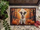 Jack Russell Terrier Doormat 24H X 36W - Fall Indoor Outdoor Rugs for Entryway, Non Slip