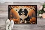 Japanese Chin Doormat 24H X 36W - Fall Indoor Outdoor Rugs for Entryway, Non Slip