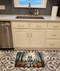 Alaskan Malamute Spooky Halloween Memory Foam Kitchen Mat Machine Washable Anti-Fatigue Mat Cushion Comfort Bath Mat or Kitchen Rug