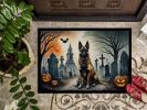Belgian Malinois Doormat 24H X 36W - Spooky Halloween Indoor Outdoor Rugs for Entryway, Non Slip