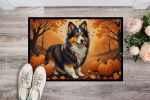 Sheltie Doormat 24H X 36W - Fall Indoor Outdoor Rugs for Entryway, Non Slip