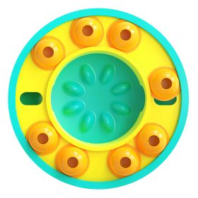Dog Puzzle Food Feeder Slow Feeding Bowl Interactive Toy Dog Treat Dispensing Toy for IQ Training Mental Enrichment For Small Medium Large Dog (Option: Blue)