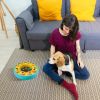 Dog Puzzle Food Feeder Slow Feeding Bowl Interactive Toy Dog Treat Dispensing Toy for IQ Training Mental Enrichment For Small Medium Large Dog