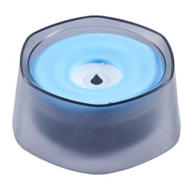 No Spill Dog Water Bowl Spill Proof Slow Water Feeder 47.35oz Pet Water Dispenser Travel Dog Bowl for Dogs/Cats/Pets (Option: Blue)