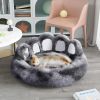 Cute Dog Bed Bear Paw Shape