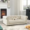 Elegant Rectangle Pet Bed for Medium and Large Dogs, Durable Elevated Dog Sofa Bed, Comfortable Dog Couch, Modern and Stylish Dog Sofa for Large