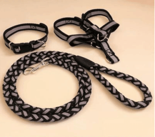 Ultimate Comfort Dog Leash (Color: Black, size: S)