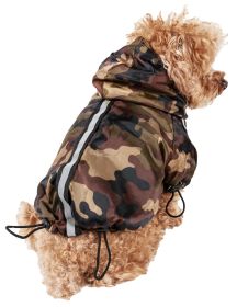 Reflecta-Sport Adjustable Reflective Weather-Proof Pet Rainbreaker Jacket XS-L (size: Medium)
