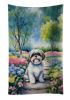 Shih Tzu Decorative Kitchen Bath Hand Towel 15Wx25H - Spring Path