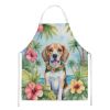 Beagle Apron Cooking Kitchen Server Baking Crafts Gardening for Adult Women Men, Unisex, Large, Multicolor - Luau