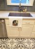 Boxer Decorative Kitchen Bath Hand Towel Set of 2 19Wx28H - Flowers White