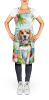 Beagle Apron Cooking Kitchen Server Baking Crafts Gardening for Adult Women Men, Unisex, Large, Multicolor - Luau